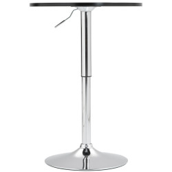 Table de bar ronde Lamoni noir