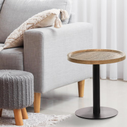 Table d'appoint Aspen M brun