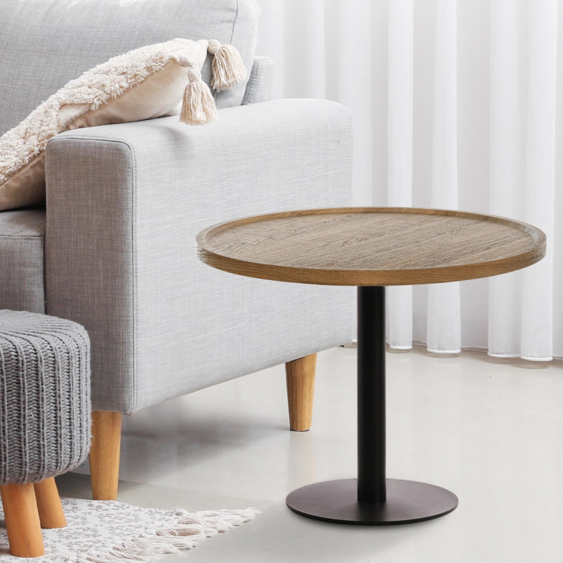 Table d'appoint Aspen L brun