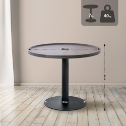 Table d'appoint Aspen L gris
