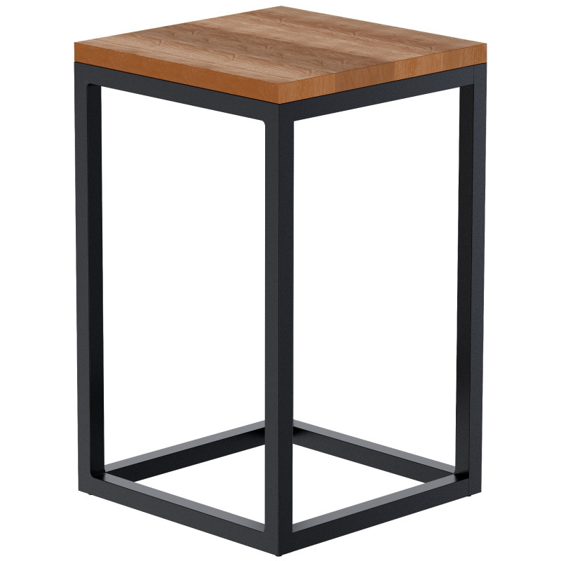 Table d'appoint Manteo 30x30x50 cm chêne