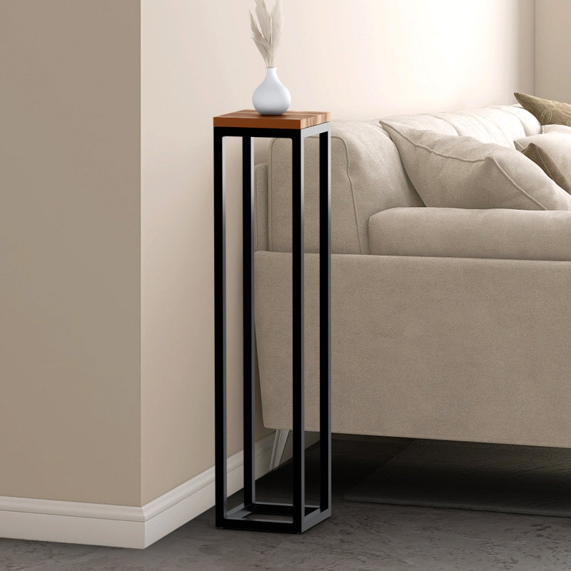 Table d'appoint Manteo 20x20x90 cm chêne