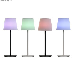 Lampe solaire Home ESPRIT Blanc Noir 15 x 15 x 40 cm