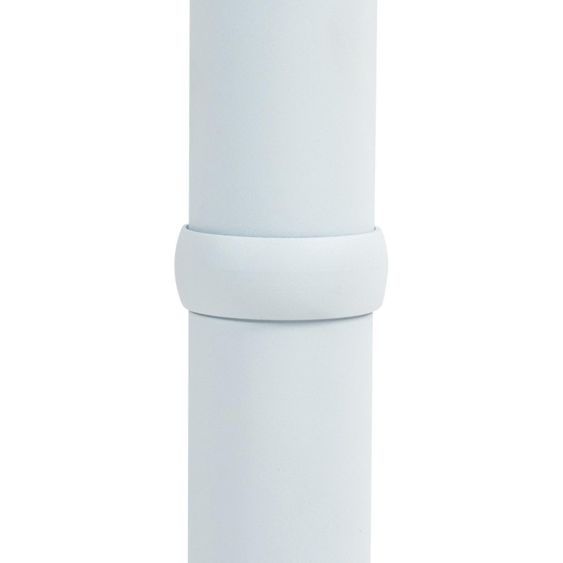 Table de bar ronde Hereford 75 cm blanc/blanc