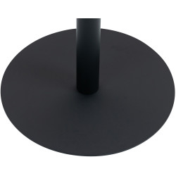 Table de bar ronde Hereford 60 cm noir/noir