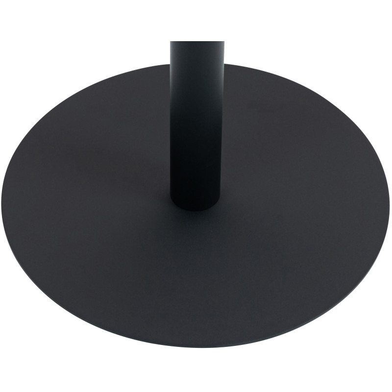 Table de bar ronde Hereford 60 cm noir/noir