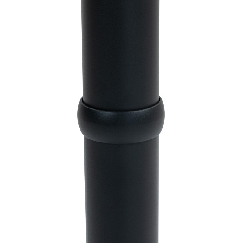 Table de bar ronde Hereford 60 cm noir/noir