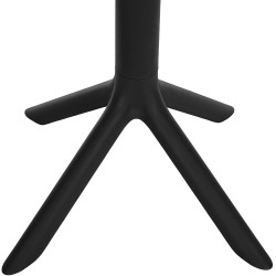 Table ronde Lacota 60 cm noir