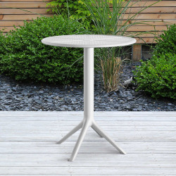 Table ronde Lacota 60 cm blanc