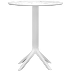 Table ronde Lacota 60 cm blanc