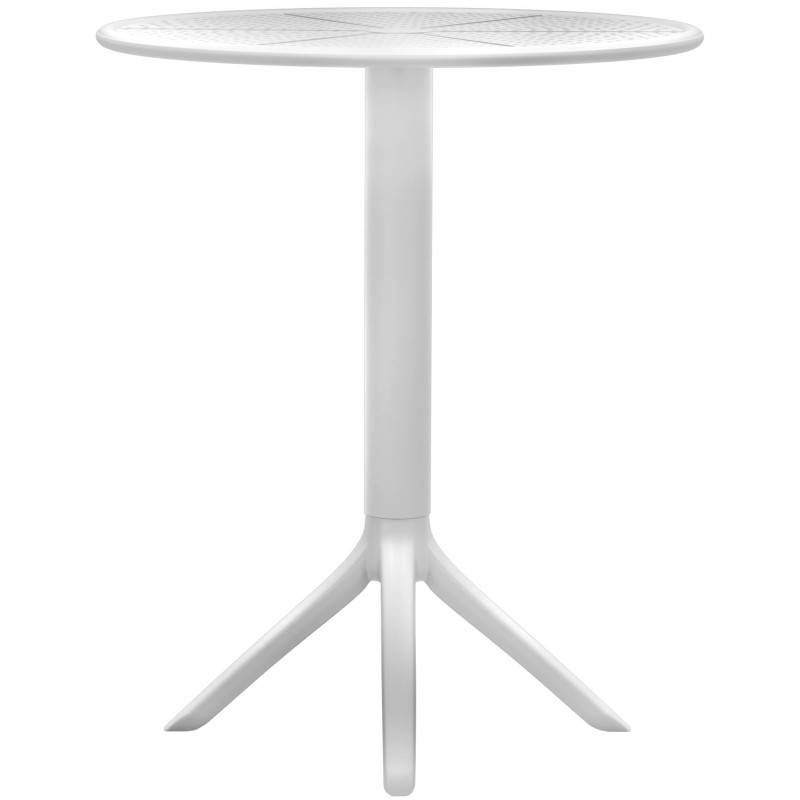 Table ronde Lacota 60 cm blanc