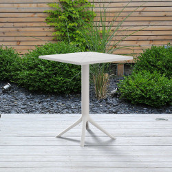 Table Nuvela 60x60 cm blanc