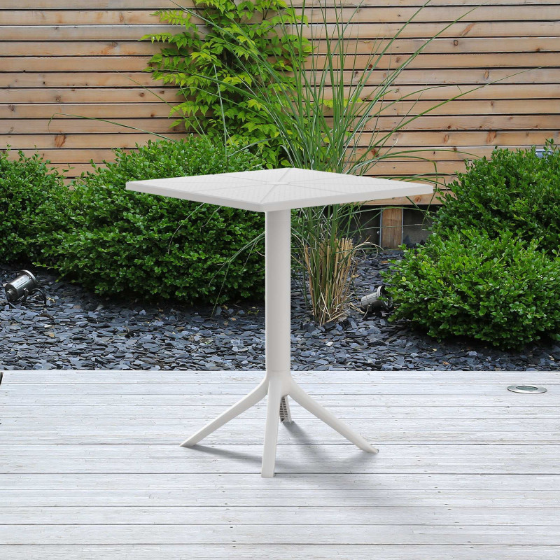 Table Nuvela 60x60 cm blanc
