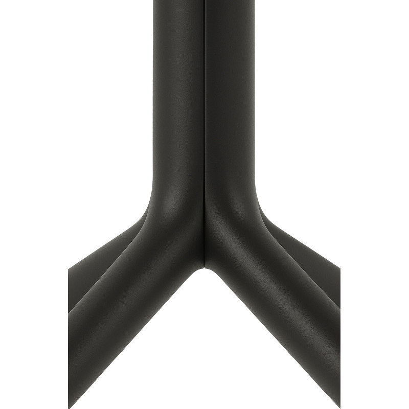 Table Lenval 80x80 cm noir
