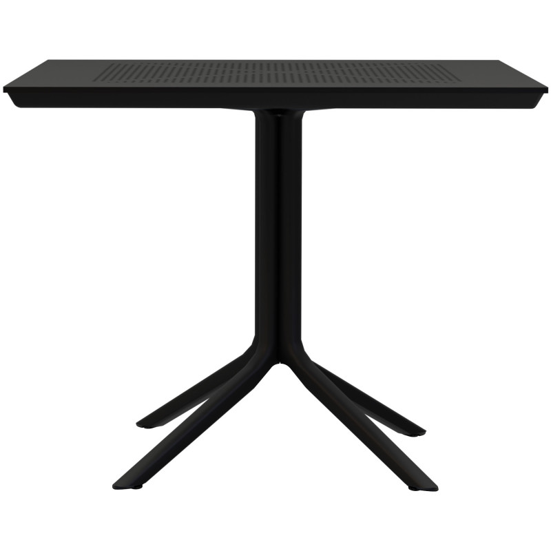 Table Lenval 80x80 cm noir