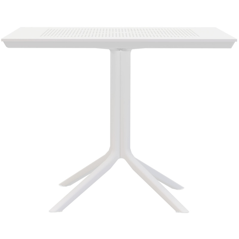 Table Lenval 80x80 cm blanc