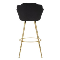 TABOURET DE BAR VIENNA NERO CM 55X53X110