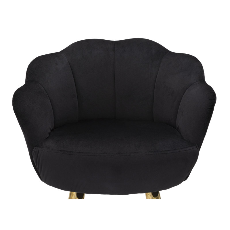 TABOURET DE BAR VIENNA NERO CM 55X53X110