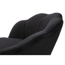 TABOURET DE BAR VIENNA NERO CM 55X53X110