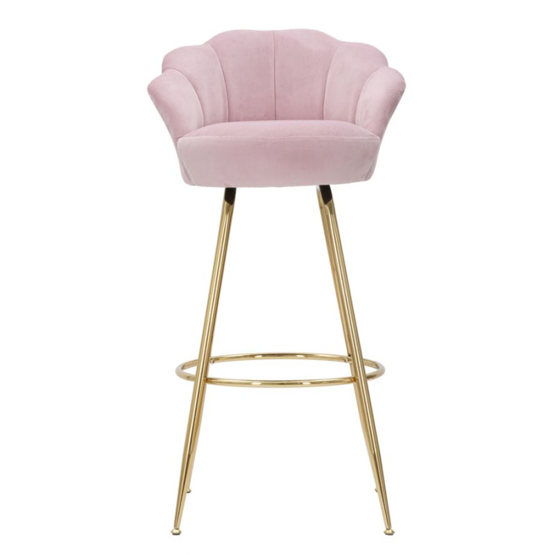 TABOURET DE BAR VIENNA ROSA CM 55X53X110