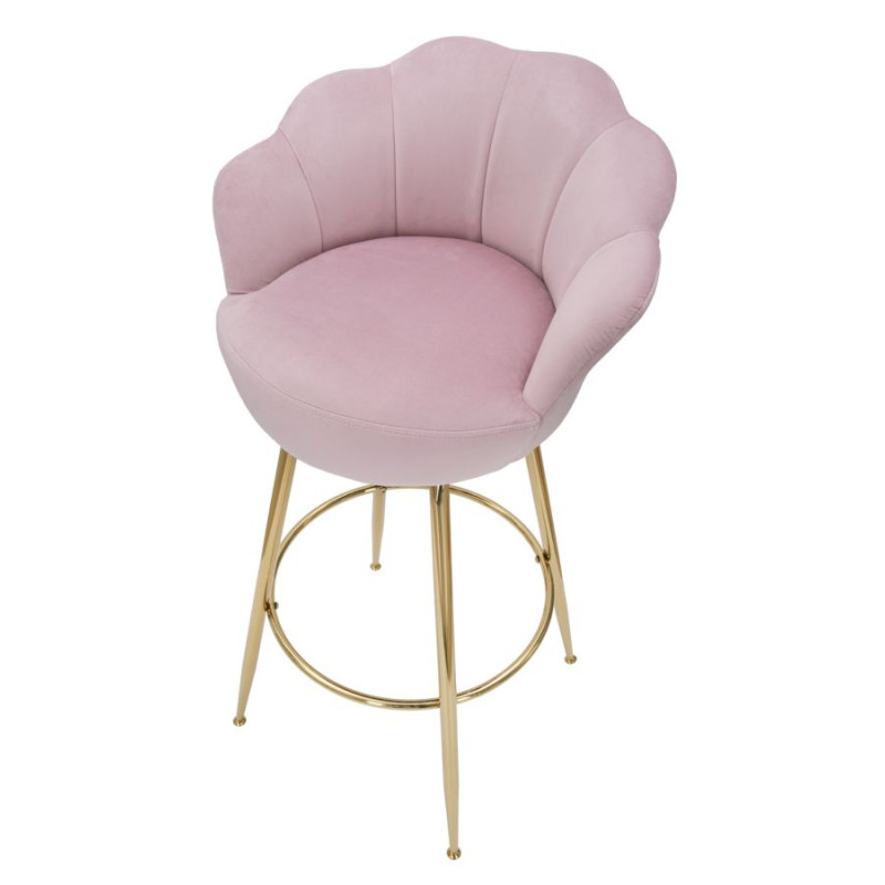 TABOURET DE BAR VIENNA ROSA CM 55X53X110