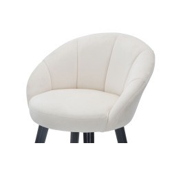 TABOURET DE BAR PRAGUE CREMA CM 55X56X104
