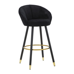 TABOURET DE BAR PRAGUE NERO...