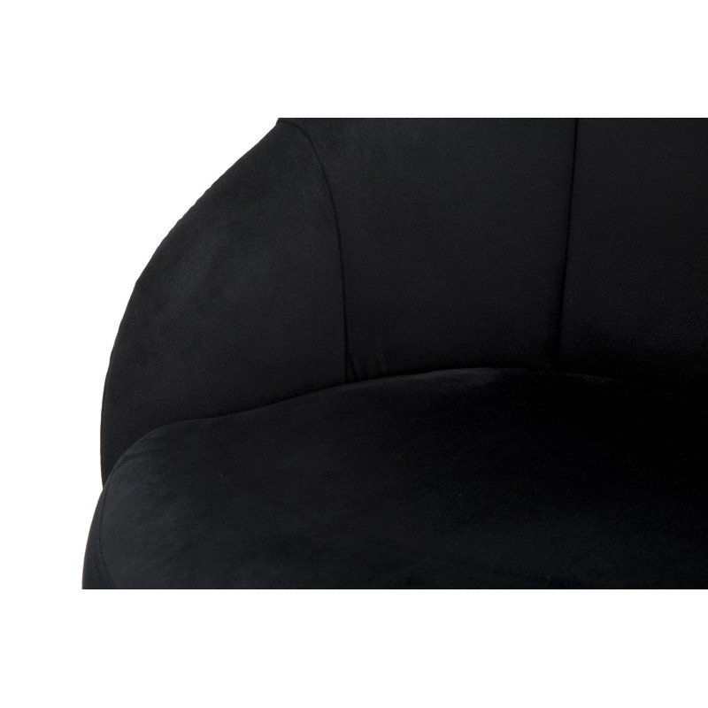 TABOURET DE BAR PRAGUE NERO CM 55X56X104