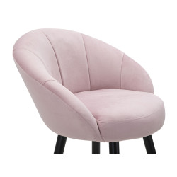 TABOURET DE BAR PRAGUE ROSA CM 55X56X104