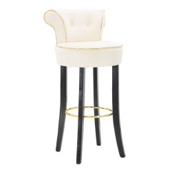TABOURET DE BAR LUXY CRÈME...