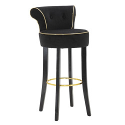 TABOURET DE BAR LUXY NOIR...