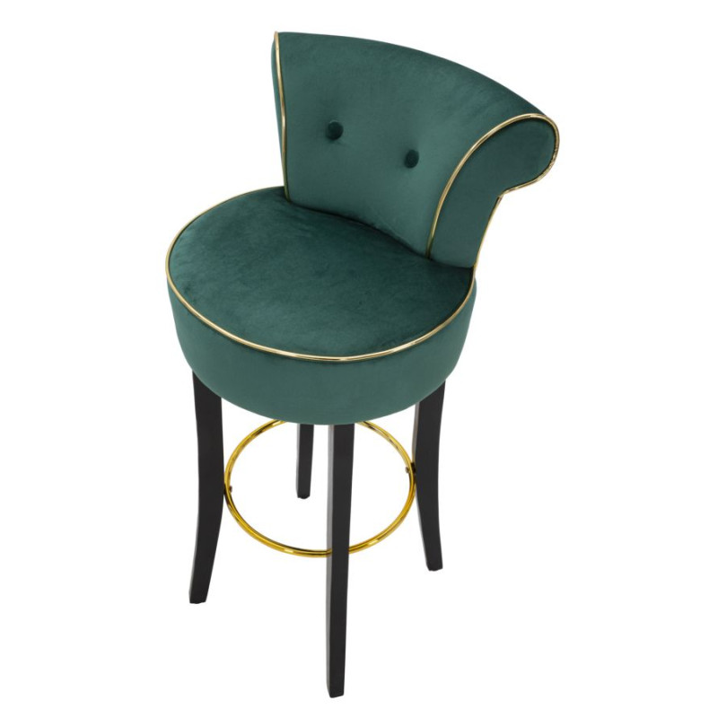 TABOURET DE BAR LUXY CRÈME CM 46X48X96