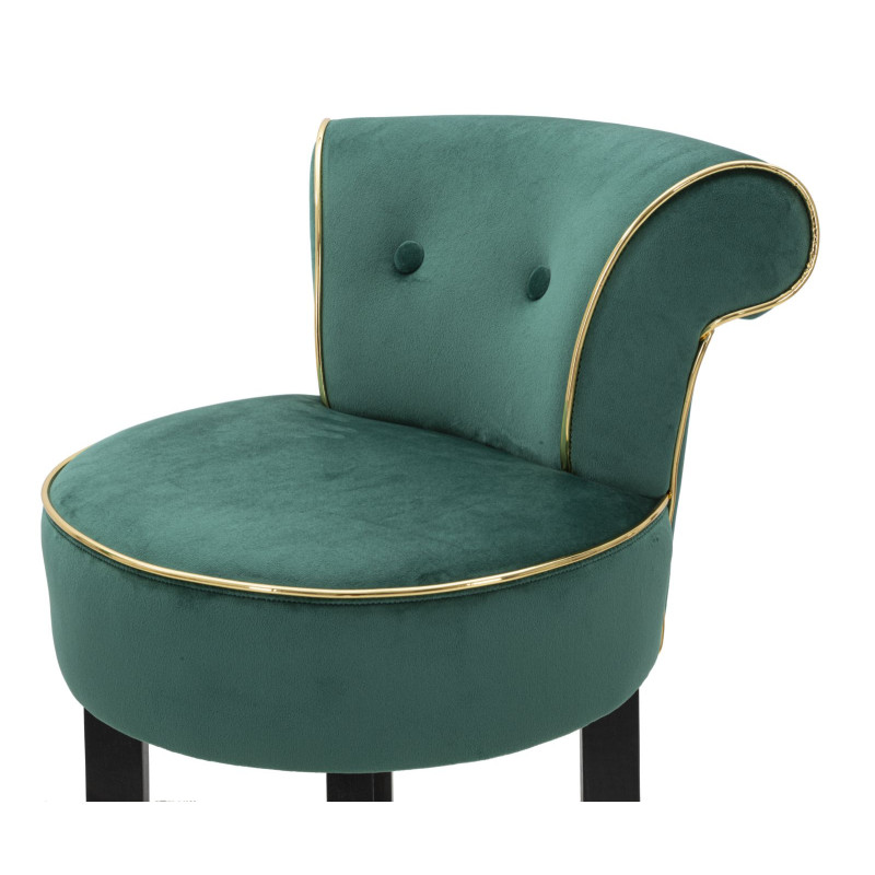TABOURET DE BAR LUXY CRÈME CM 46X48X96