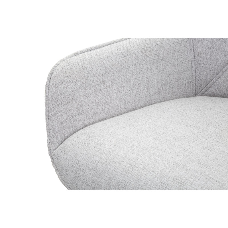 ENSEMBLE DE 2 TABOURETS DE BAR GRIS CM 55X55X109