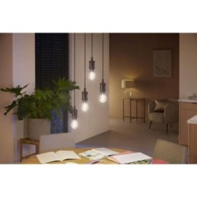 Philips Hue White Ambiance, ampoule LED connectée Filament E27, compatible Bluetooth, fonctionne avec Alexa, Google et Homekit