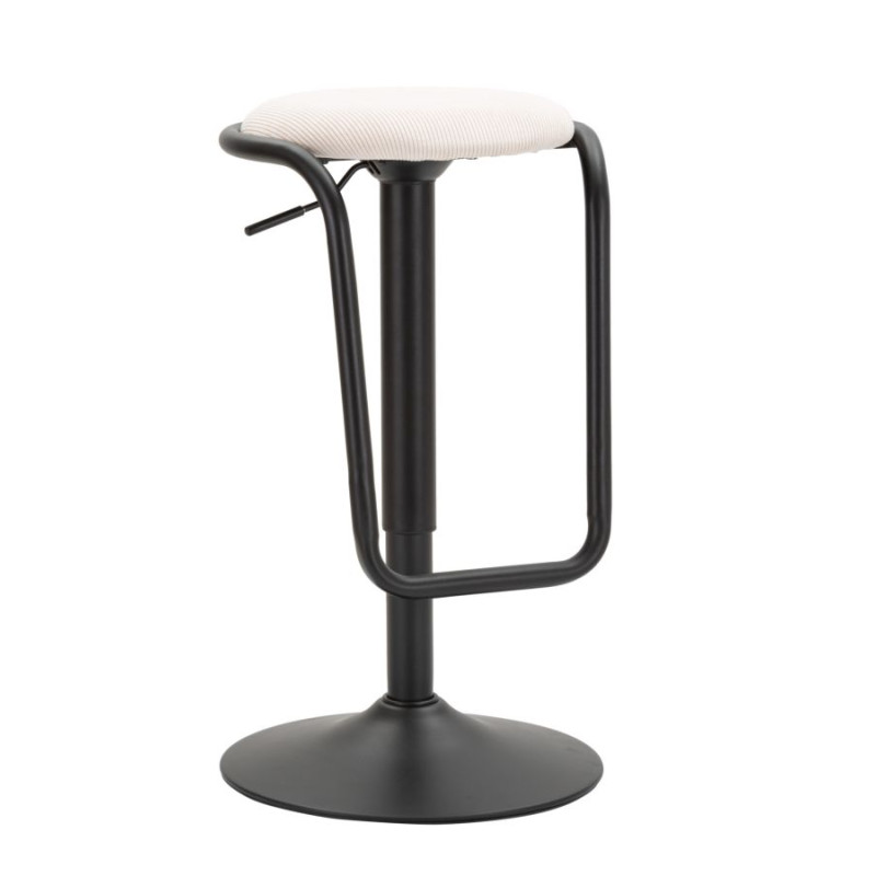 TABOURET DE BAR RÉhausseur DESTINY BLANC CM Ø 41X61-83