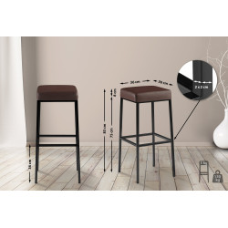 Tabouret de bar Montréal B85