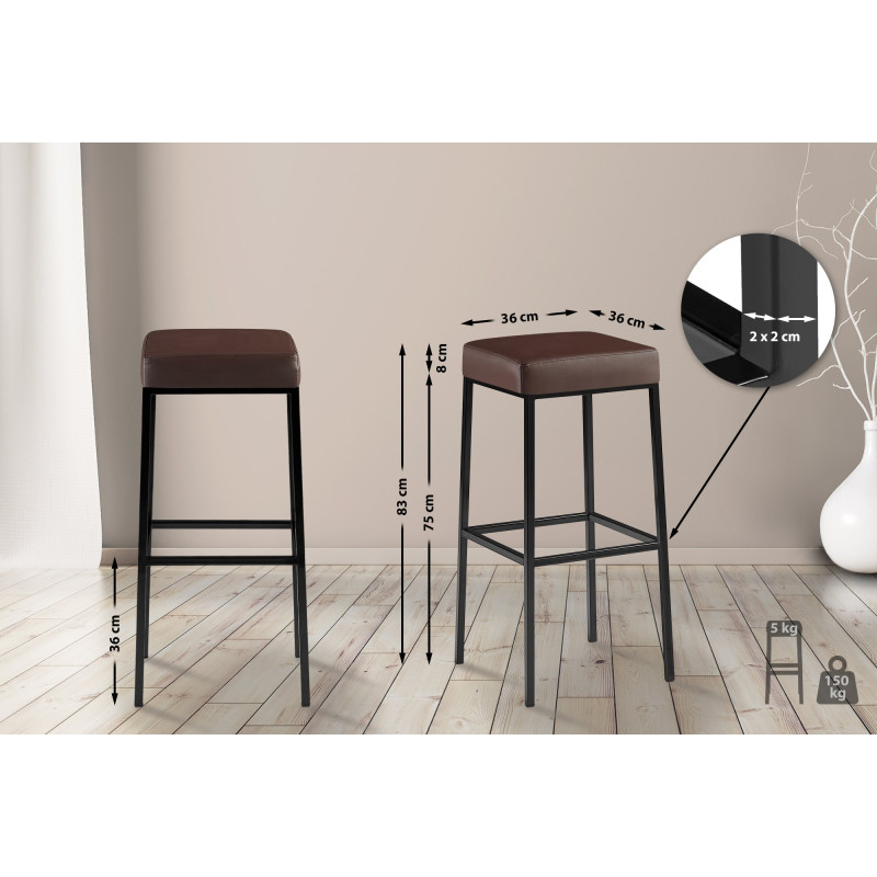 Tabouret de bar Montréal B85