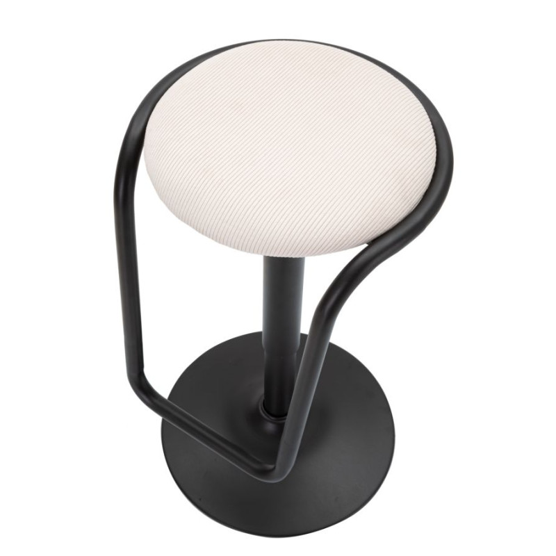 TABOURET DE BAR RÉhausseur DESTINY BLANC CM Ø 41X61-83