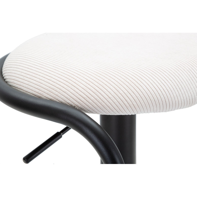 TABOURET DE BAR RÉhausseur DESTINY BLANC CM Ø 41X61-83