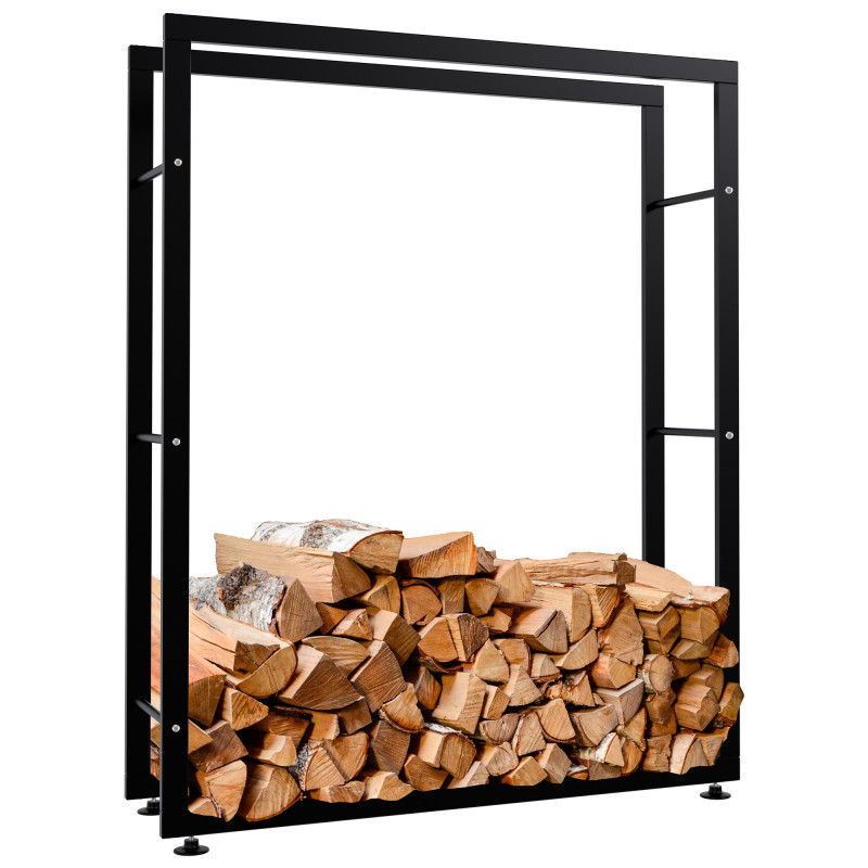 Porte-bûches Keri V2 25x100x125 noir