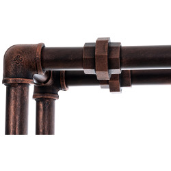 Porte-bûches de chauffage Tinos bronze
