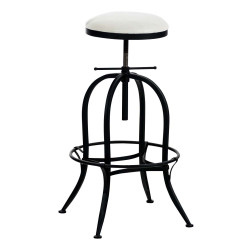 Tabouret de bar Radong noir