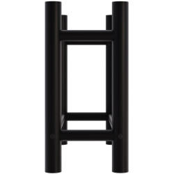 Porte-bûches de cheminée Medya rond 30x60x60 cm noir