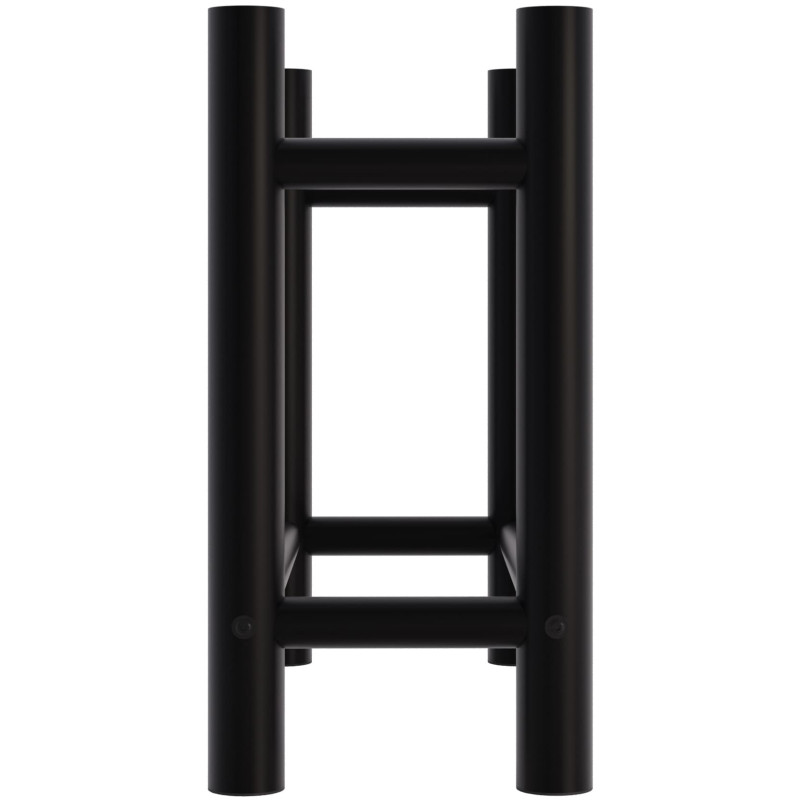 Porte-bûches de cheminée Medya rond 30x60x60 cm noir