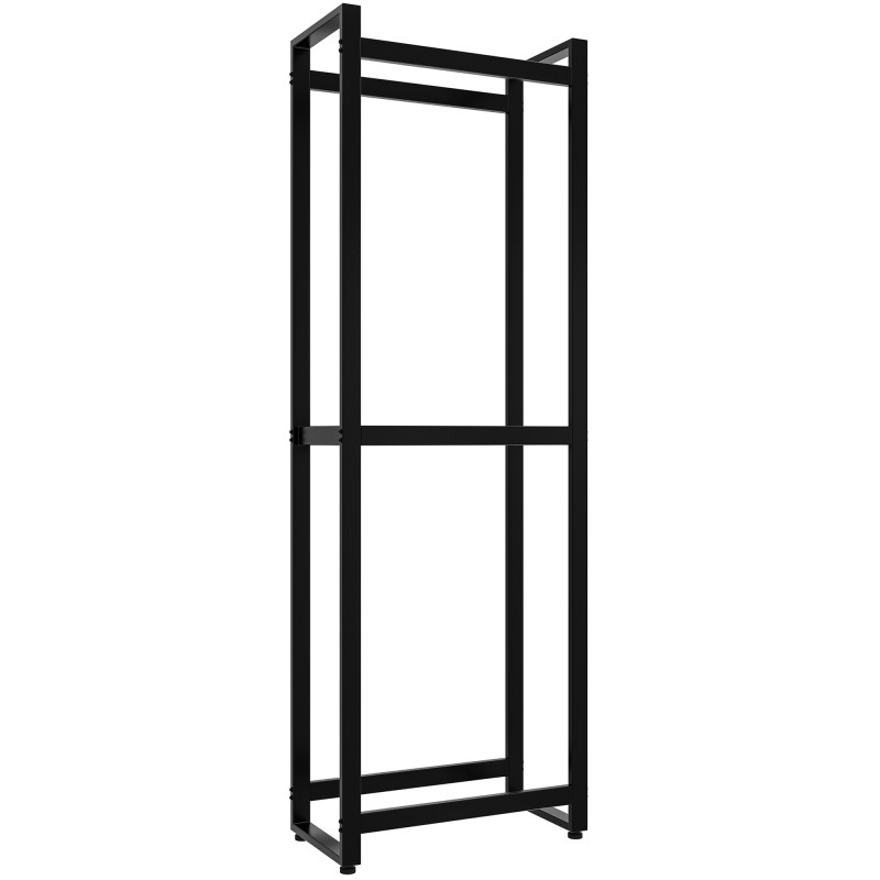 Porte-bûches de chauffage Morson 25x50x150 noir