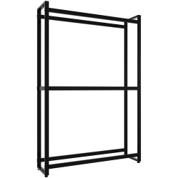 Porte-bûches Morson 25x100x150 noir