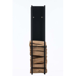 Porte-bûches Spark 140 noir mat