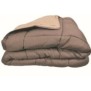 CALGARY Couette chaude Microfibre 400g/m≤ Taupe & Lin 140x200cm