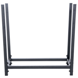 Porte-bûches de chauffage Irondale noir